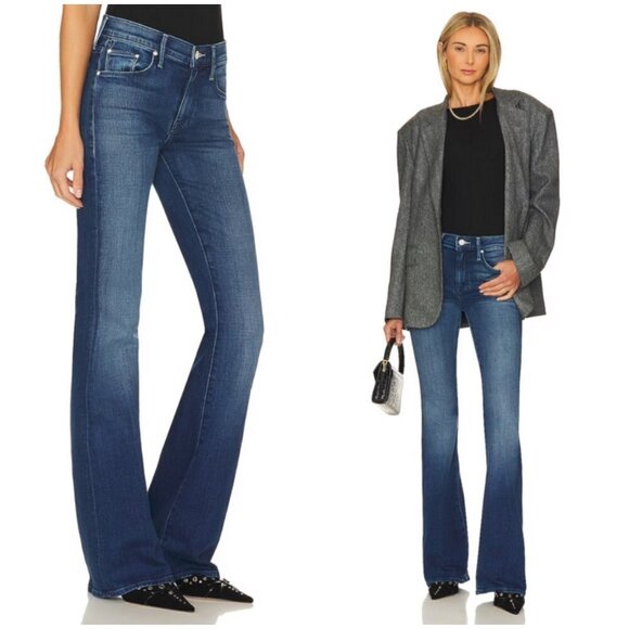 💕MOTHER💕 The Down Low Weekender Heel Jeans ~ High Tide 31 NWT - Picture 6 of 16